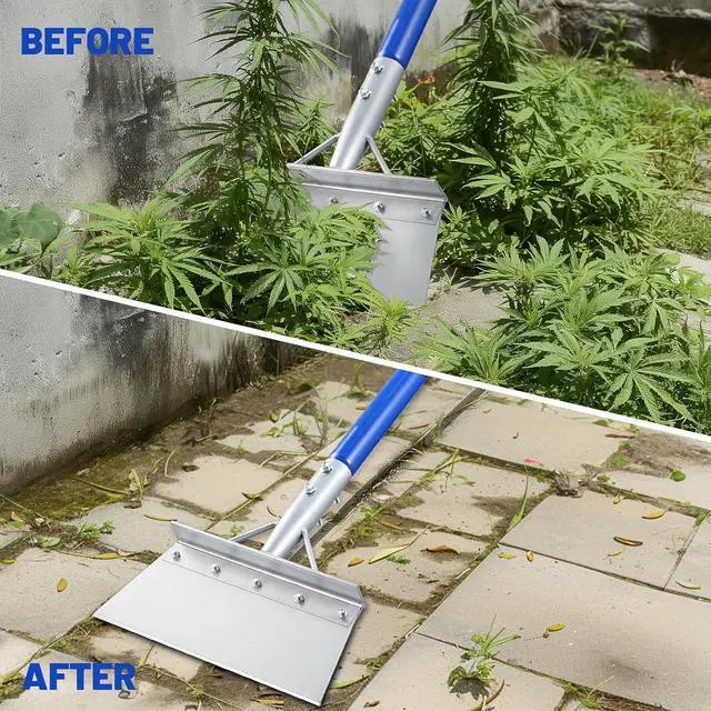 Alt view image 6 of 7 - Heavy Duty Snow Shovel with 52" Adjustable Handle - Multifunctional Ice Scraper & Garden Tool, Steel Blade for Snow Removal, Driveway & Sidewalk Cleaning - Ergonomic Design (All Seasons)