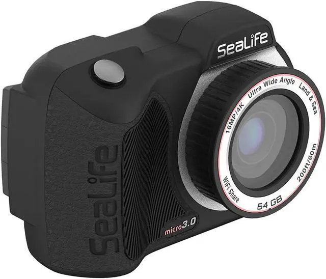 Alt view image 4 of 7 - SeaLife Micro 3.0 64GB, 16mp, 4K Underwater Camera for Underwater Photography and Video, Easy Set-up, Wireless Transfer; Includes case, Wrist Strap