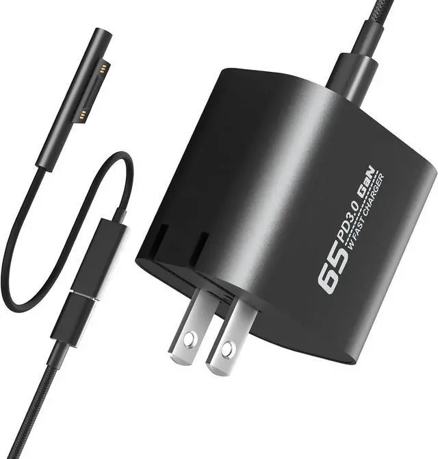 Main image of Feppery 65W Surface Pro Charger Compatible with Microsoft Surface LaptopGo Tablet, Book3/2/1 and All 65W USB Type C Power Adapter