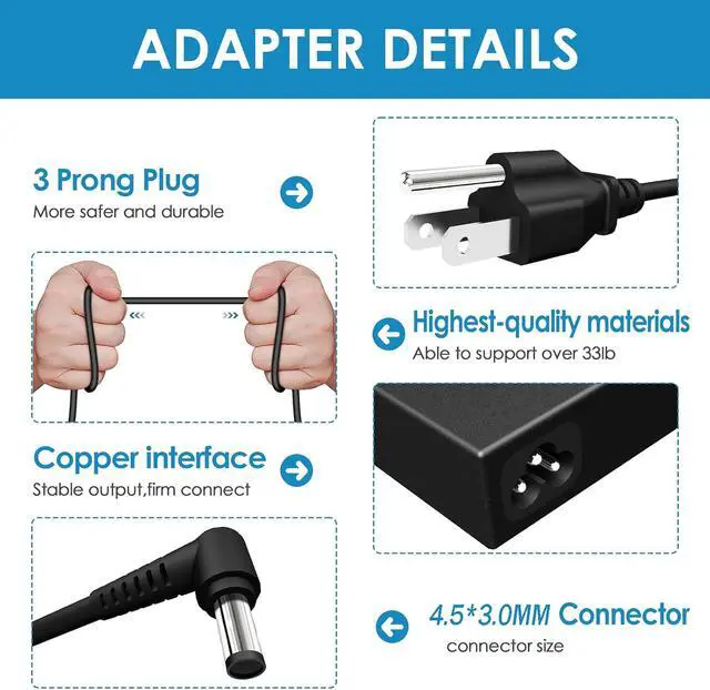 Alt view image 3 of 4 - 180W Charger Compatible with MSI Katana GF66 GF76 Pulse GL66 GL76 Laptop | 11UC 11UCK 11UD 11UE 12UC 12UD 11UG 10UE