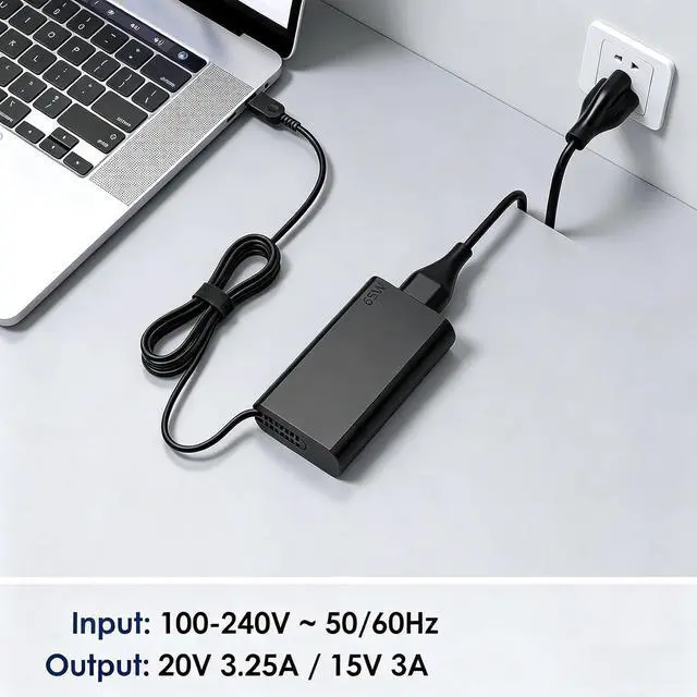 Alt view image 7 of 7 - 2026 AI Laptop 65W USB C Charger Compatible with Lenovo Thinkpad X1