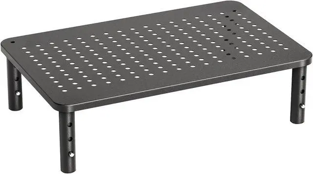 Main image of HUANUO Monitor Stand, Monitor Stand Riser 3 Height Adjustable, Monitor Riser with Airflow Vents, Laptop Stand for Desk, Laptop Riser, Desk Organizer for Monitor, Laptop, PC, Printer