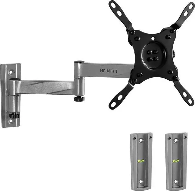 Main image of Mount-It! Lockable RV TV Mount for Camper, Trailer, Motorhome, Truck & Boat, Full Motion, Quick Release, Rust-Resistant Aluminum, Dual Wall Plates for Indoor & Outdoor, 19-43 TVs, 33 lbs, VESA 200x200