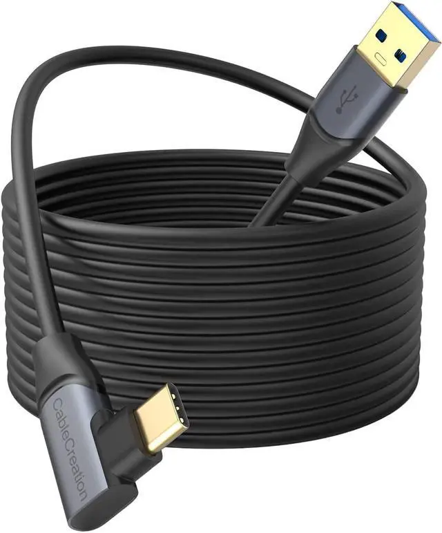 Main image of CableCreation 16-Feet USB to USB-C 3.1 Cable, VR Headset Accessory,5 Gbps | USB to USB C 3.1 Link Cable Compatible with Meta Quest Pro/Quest3/Quest2/Pico4, Highly Speed ,5 Meters