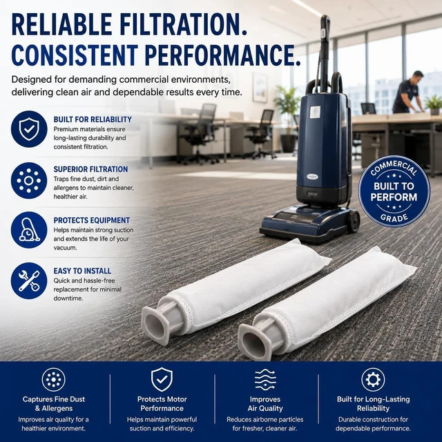 Alt view image 5 of 7 - 5PK Microfilter for Windsor S12/S15 XP SR Sebo X G1 G2 Vacuums