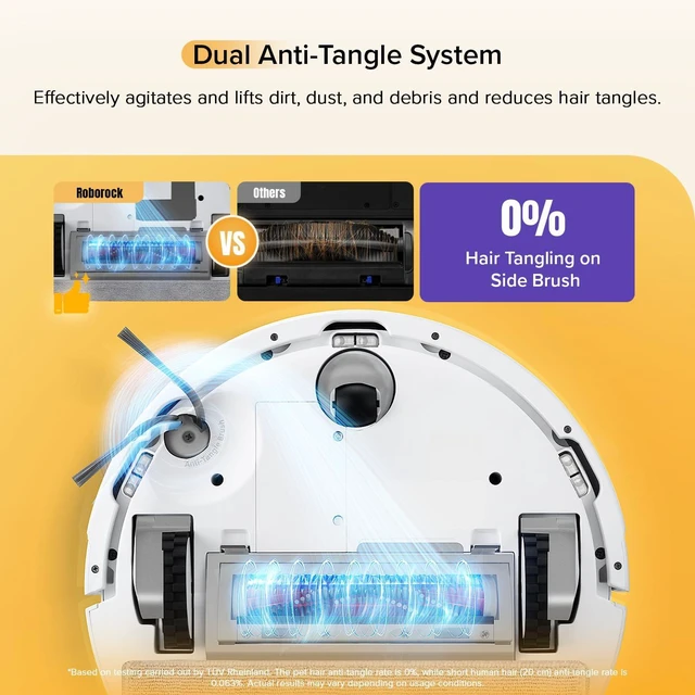 Alt view image 3 of 7 - roborock Q7 M5 Robot Vacuum and Mop Combo, 10,000Pa HyperForce Suction