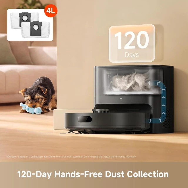 Alt view image 3 of 7 - dreame D20 Air Plus Robot Vacuum and Mop, 20,000Pa Powerful Suction