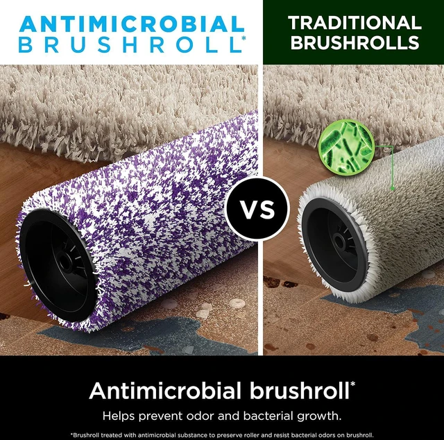 Alt view image 2 of 7 - Shark HydroVac Brushroll & 2-Pack Filter Bundle, Purple/White, WDB1F2