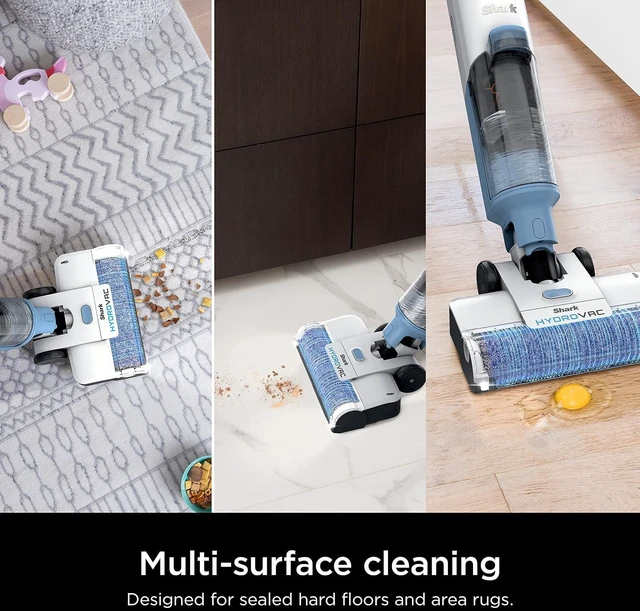 Alt view image 3 of 7 - Shark HydroVac Brushroll & 2-Pack Filter Bundle, Purple/White, WDB1F2