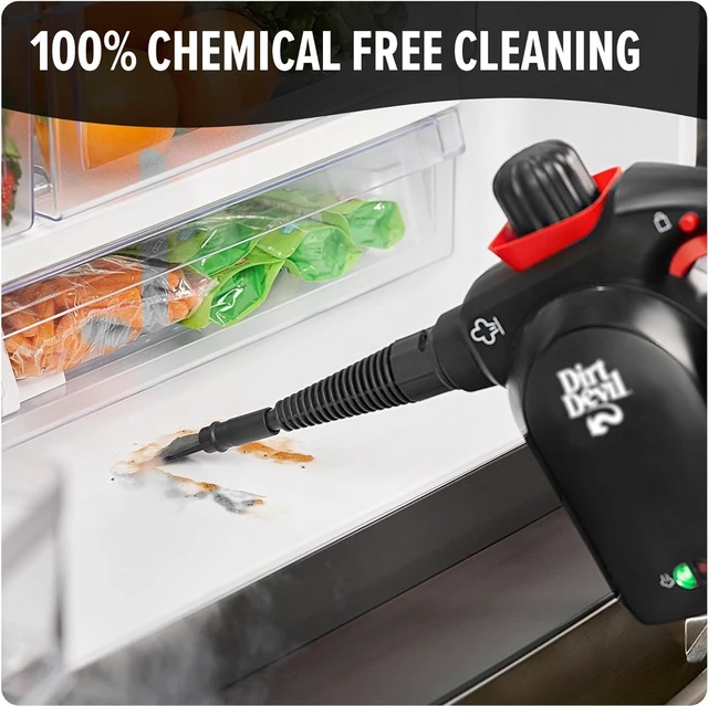 Alt view image 2 of 7 - Dirt Devil 7-in-1 Handheld Steamer, Pressurized Steam Cleaner for Home Use