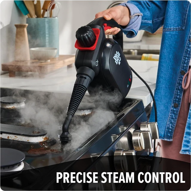 Alt view image 6 of 7 - Dirt Devil 7-in-1 Handheld Steamer, Pressurized Steam Cleaner for Home Use