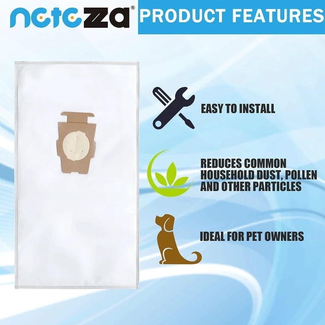 Alt view image 4 of 6 - 15 Pack 204814 Hepe Bags Compatible with Kirby Vacuum Bags + 2 Belts