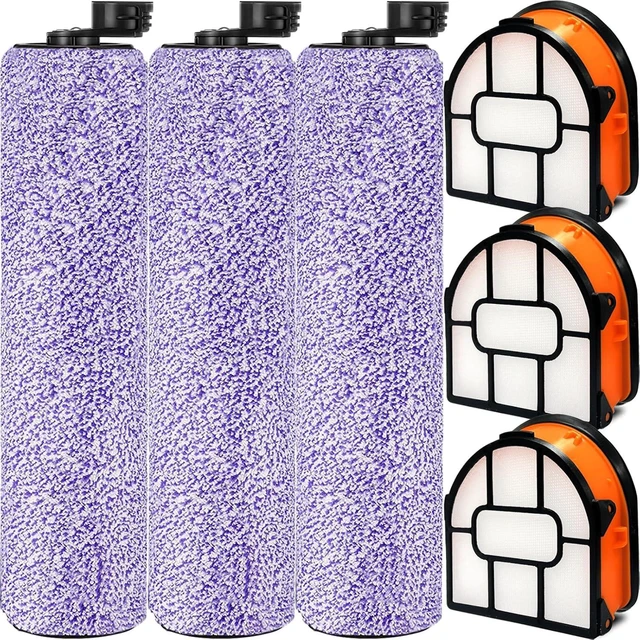 Main image of WDB1F2 Replacement Brushroll & Filte Bundle for Shark WD101 WD201 WD100 WD200 AW201 WD200C WD201C WD101C AW261 wd160 HydroVac XL 3-in-1 vacuum cleaner, compare parts WDB1, WDB2, WDFF1, WDFF2, WDB1F2