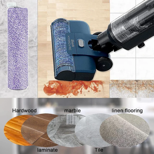 Alt view image 4 of 7 - WDB1F2 Replacement Brushroll & Filte Bundle for Shark WD101 WD201 WD100 WD200 AW201 WD200C WD201C WD101C AW261 wd160 HydroVac XL 3-in-1 vacuum cleaner, compare parts WDB1, WDB2, WDFF1, WDFF2, WDB1F2