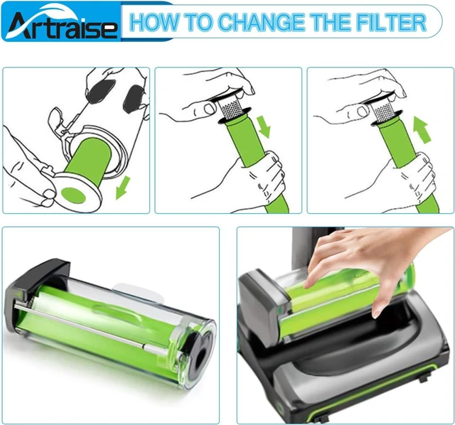 Alt view image 5 of 6 - Artraise 6 Packs Filter Replacement for Bissell Air Ram 1984 2144 21448