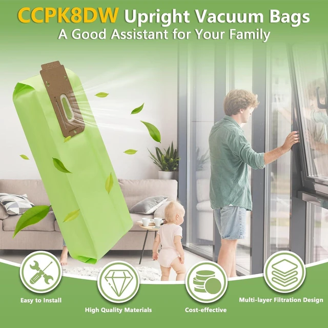 Alt view image 2 of 7 - Type CC Vacuum Bags Replacement for Oreck Commercial XL Upright Vacuum