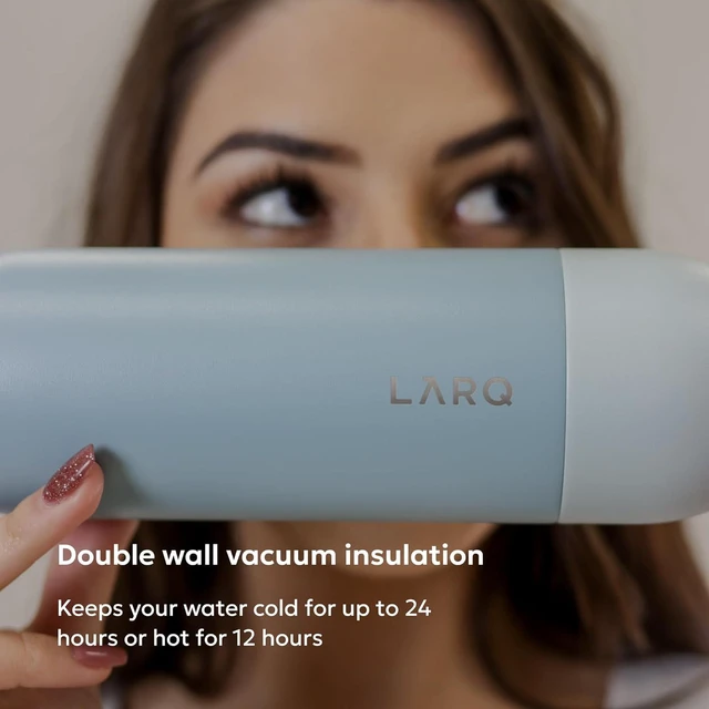 Alt view image 5 of 7 - LARQ PureVis Smart Self-Cleaning UV Insulated Stainless Steel Water Bottle