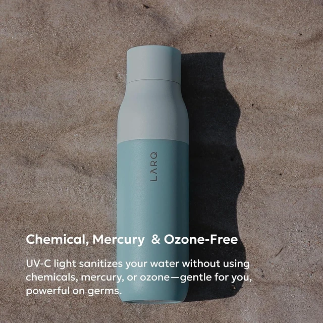 Alt view image 4 of 7 - LARQ PureVis Smart Self-Cleaning UV Insulated Stainless Steel Water Bottle