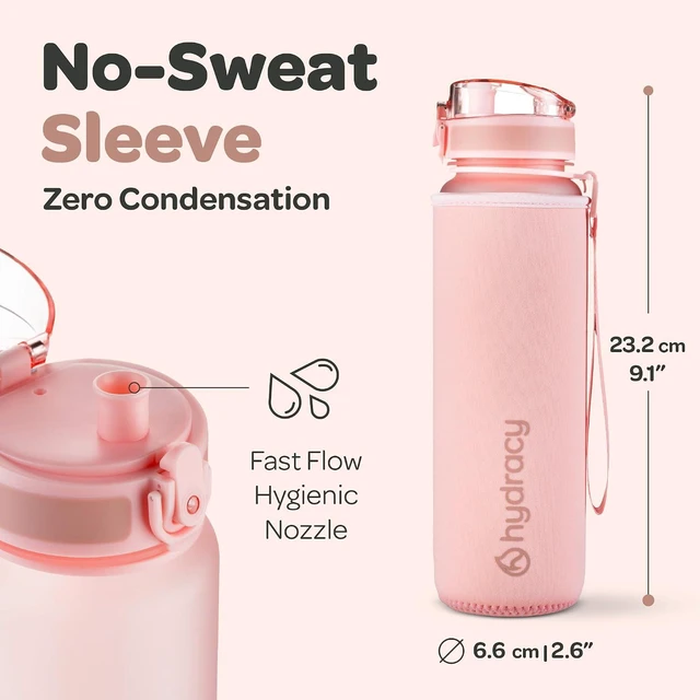 Alt view image 6 of 7 - Hydracy Motivational Water Bottle with Time Marker & Fruit Infuser 17 oz