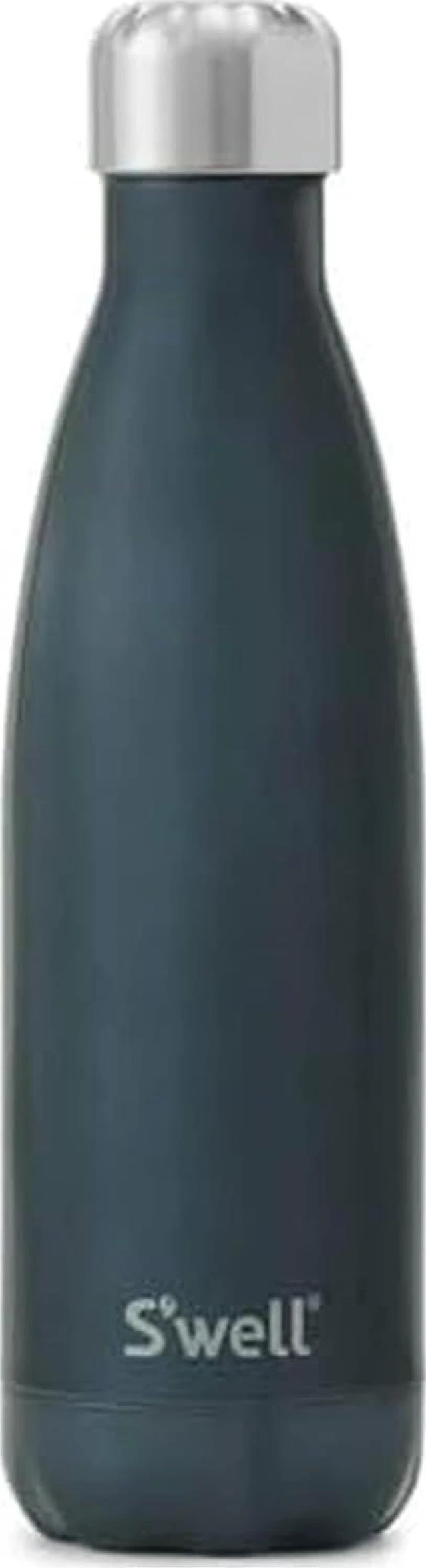 Main image of S'well Stainless Steel Water Bottle - 17 Fl Oz - Blue Suede Triple-Layered Vacuum - Double Wall Bottles Keep Drinks Cold for 36 Hours and Hot for 18 - Great for Travel, Hiking, Camping, 17 fl oz