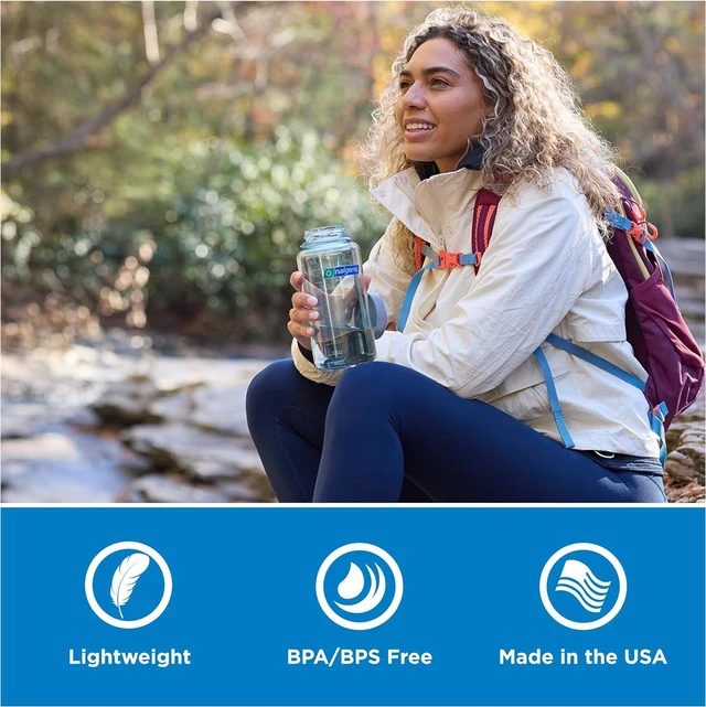 Alt view image 5 of 7 - Nalgene 32 oz Wide Mouth Water Bottle