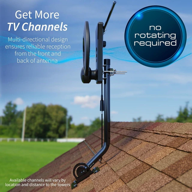 Alt view image 4 of 7 - ClearStream Antennas Direct 1MAX Indoor Outdoor TV Antenna