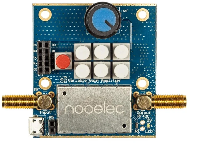 Main image of Vega Barebones - Ultra Low-Noise Variable Gain Amplifier (VGA) Module for RF & Software Defined Radio (SDR). Highly Linear & Wideband 30MHz-4000MHz Frequency Capability w/Bias Tee & USB Power Options