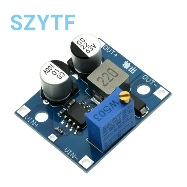 Alt view image 5 of 6 - LX8015 DC-DC Step Down Buck Power Module 5V-80V to 1V-62V 1.5A Voltage Regulator Converter Board for Solar DIY Electronics