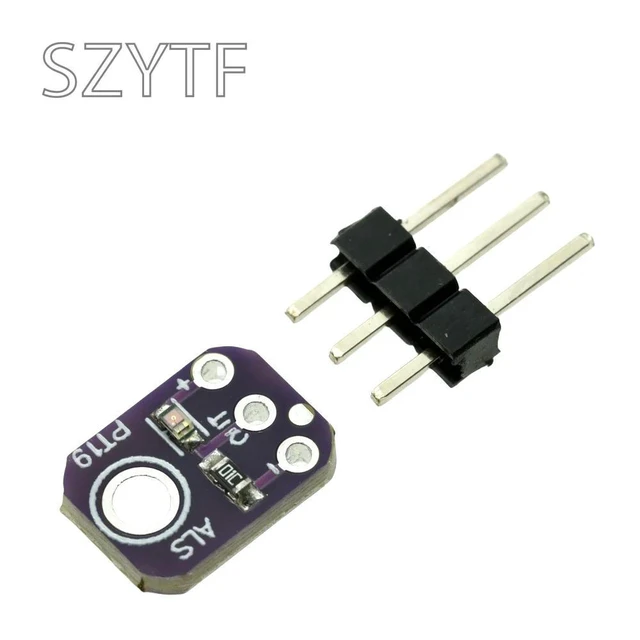 Alt view image 6 of 6 - ALS-PT19 Analog Ambient Light Sensor Module 2.5V-5.5V Human Eye Spectral Phototransistor Illumination Detection