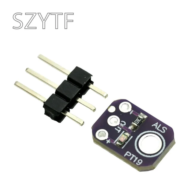 Alt view image 5 of 6 - ALS-PT19 Analog Ambient Light Sensor Module 2.5V-5.5V Human Eye Spectral Phototransistor Illumination Detection