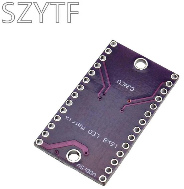 Alt view image 6 of 6 - HT16K33 LED Dot Matrix LED Drive Control Module Driving Boards