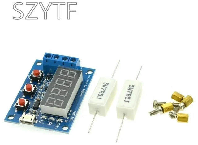 Alt view image 4 of 6 - ZB2L3 Li-ion Lithium Lead-acid Capacity Meter Discharge Tester Analyzer