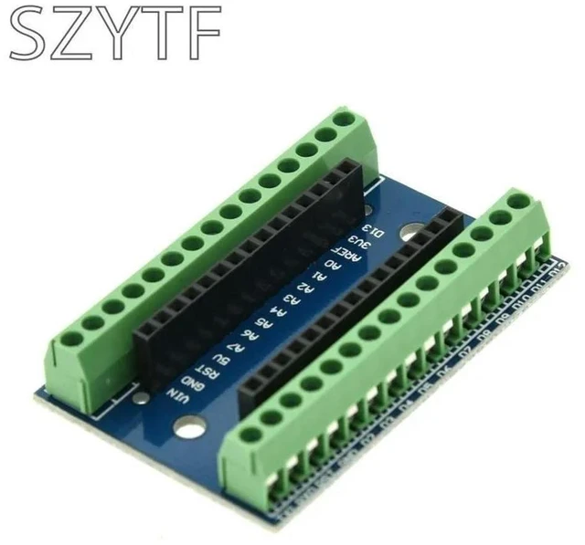 Alt view image 3 of 3 - IO Shield V1.O Expansion Board Terminal Controller Adapter for Nano Simple Electronic Module