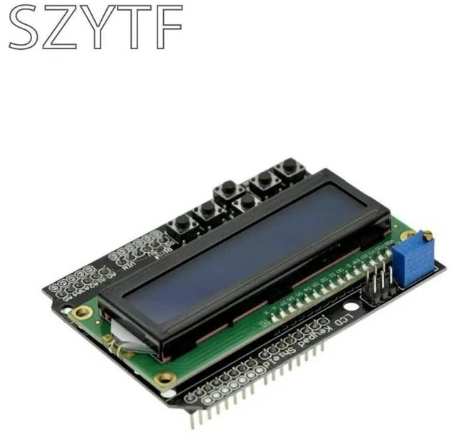 Alt view image 4 of 6 - LCD Keypad Shield of the LCD1602 Character Input and Output Expansion Board for