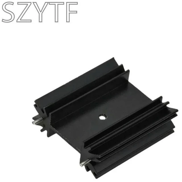 Alt view image 5 of 6 - Transistor Heat Sink Block 38X34X12MM Electronic Audio TO-247 Triode Aluminum Radiator