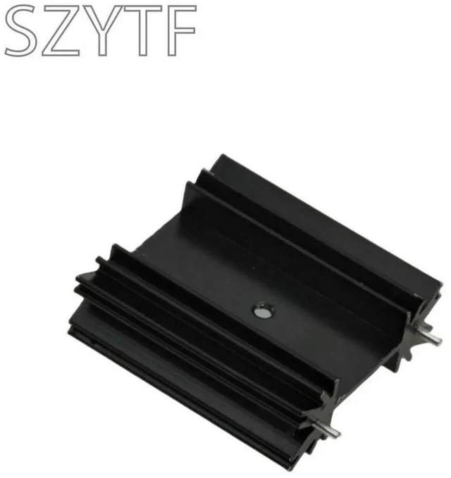 Alt view image 4 of 6 - Transistor Heat Sink Block 38X34X12MM Electronic Audio TO-247 Triode Aluminum Radiator