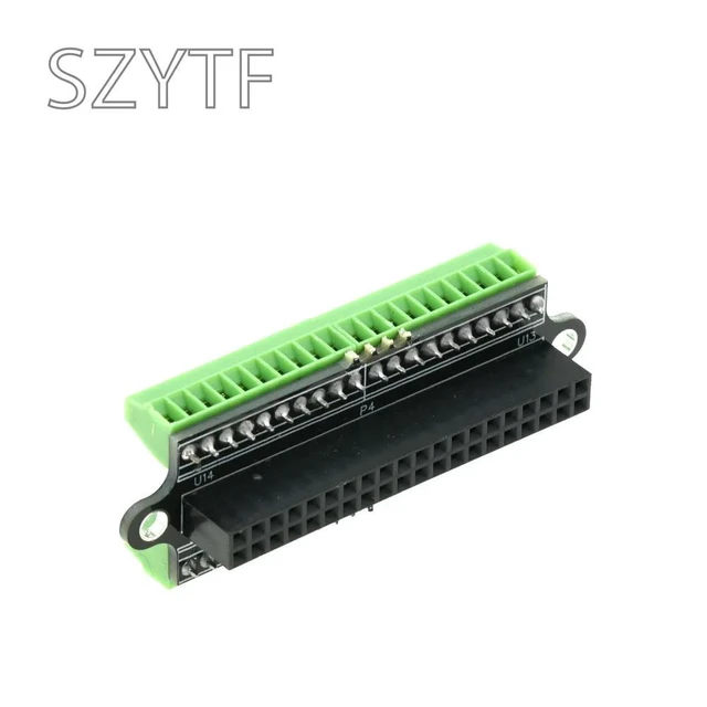 Alt view image 3 of 3 - Mini Terminal Shield Compatible with Raspberry Pi 4B/ 3B+/ 3B/ 2B/ 1B+/ Zero/ Zero W
