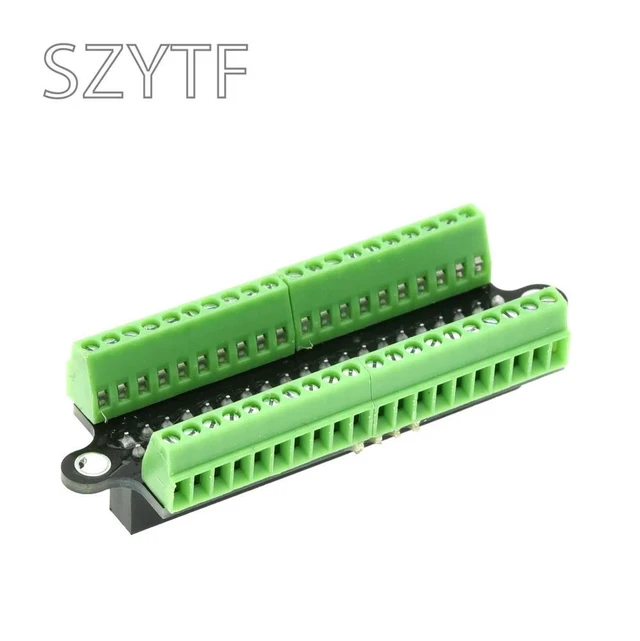 Alt view image 2 of 3 - Mini Terminal Shield Compatible with Raspberry Pi 4B/ 3B+/ 3B/ 2B/ 1B+/ Zero/ Zero W