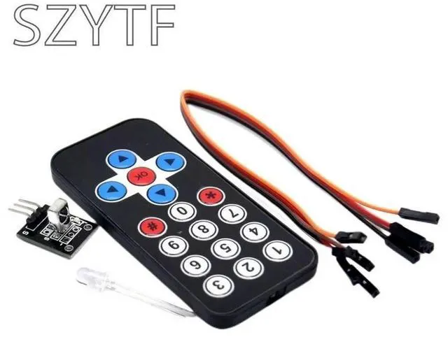 Main image of Black Infrared IR Remote Control Module Kits DIY Kit HX1838 For Raspberry Pi Electronics Hot Sale