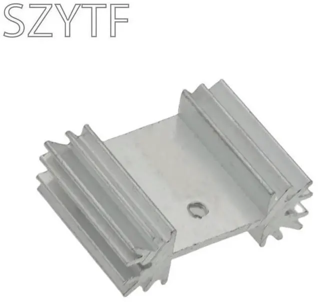 Main image of 5PCS Heatsink Radiator Cooler Radiator 34x25x12MM Silver Heat Sink For Three-band Audio Regulator