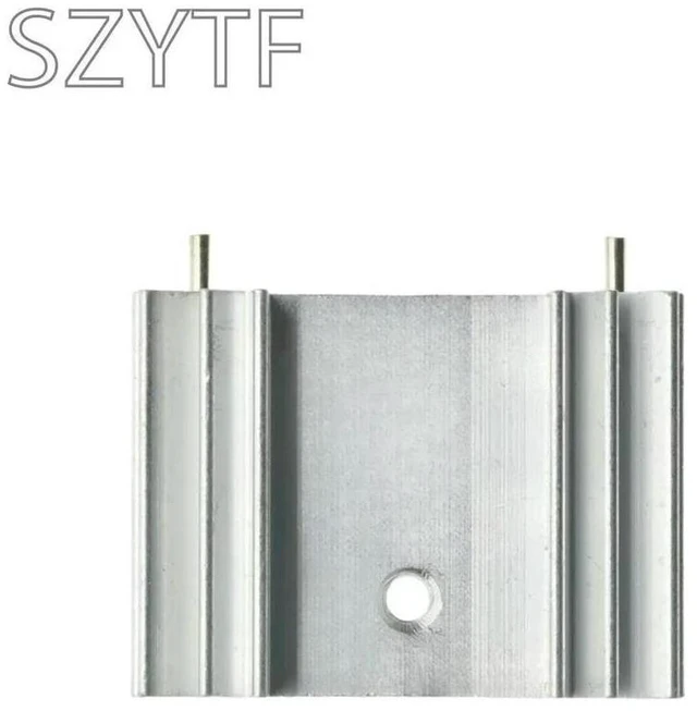 Alt view image 2 of 3 - 5PCS Heatsink Radiator Cooler Radiator 34x25x12MM Silver Heat Sink For Three-band Audio Regulator