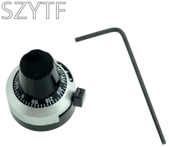 Alt view image 2 of 3 - 3590S potentiometer knob scale knob with locking 3590 WXD3-13 Knob hat Kit hat