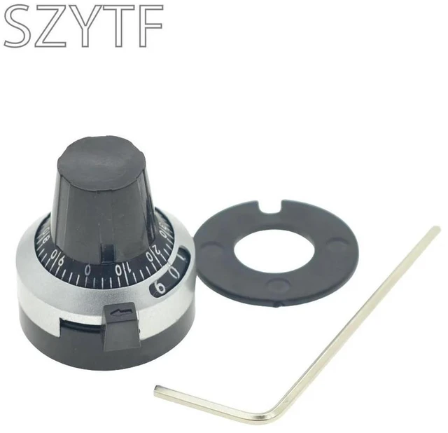 Main image of 3590S potentiometer knob scale knob with locking 3590 WXD3-13 Knob hat Kit hat