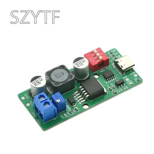 Alt view image 3 of 3 - PD/QC Trigger Board - Type-C Fast Charger, Adjustable 5V-20V, Supports Power Delivery and Quick Charge