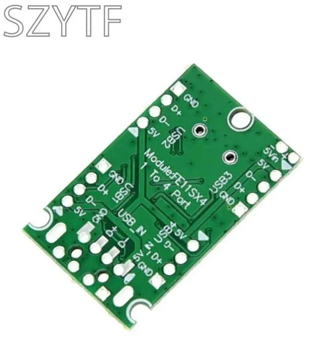 Alt view image 3 of 3 - USB 2.0 Expansion Module HUB Concentrator 1 Minute 4 1 Drag 4 Interface Transfer Development Board Drive-Free