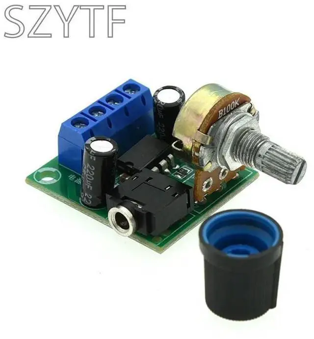 Main image of LM386 Audio Power Amplifier Board DC 3V~12V 5V Mini AMP Module Adjustable Volume