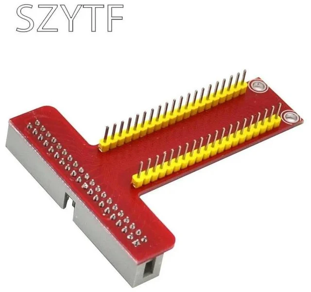Alt view image 3 of 3 - Accessories T Type GPIO Expansion Board + 40P Cable Compatible with Raspberry Pi 4 3 B +