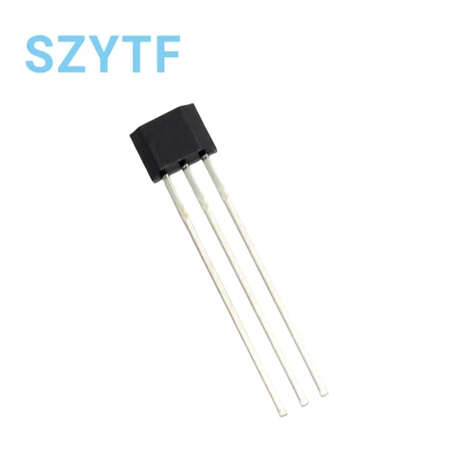Alt view image 3 of 3 - 100pcs 49E Hall Element OH49E SS49E Hall Effect Sensor Linear Switch