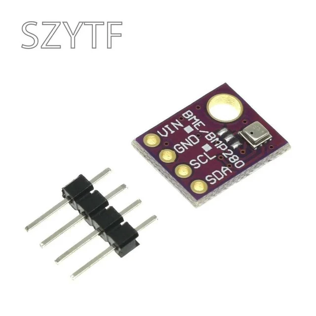Alt view image 2 of 3 - BME280 5V Digital Sensor Temperature Humidity Barometric Pressure Sensor Module I2C SPI 1.8-5V GY-BME280 GY-BME280-5V BME280-5V