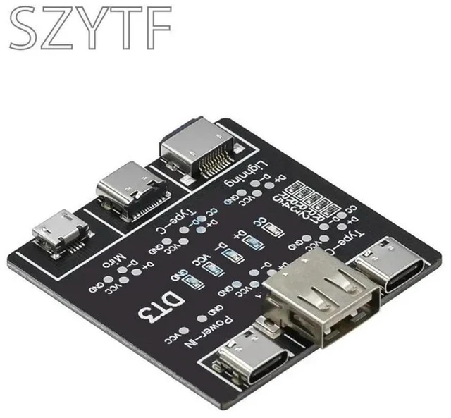 Main image of DT3 Data Cable Detection Board USB Cable Tester For iOS Android Type-C Short Circuit On-Off Switching Test Board Tool